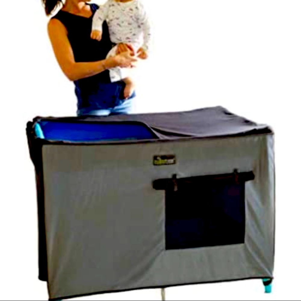 Snoozeshade Pack N Play crib blackout canopy